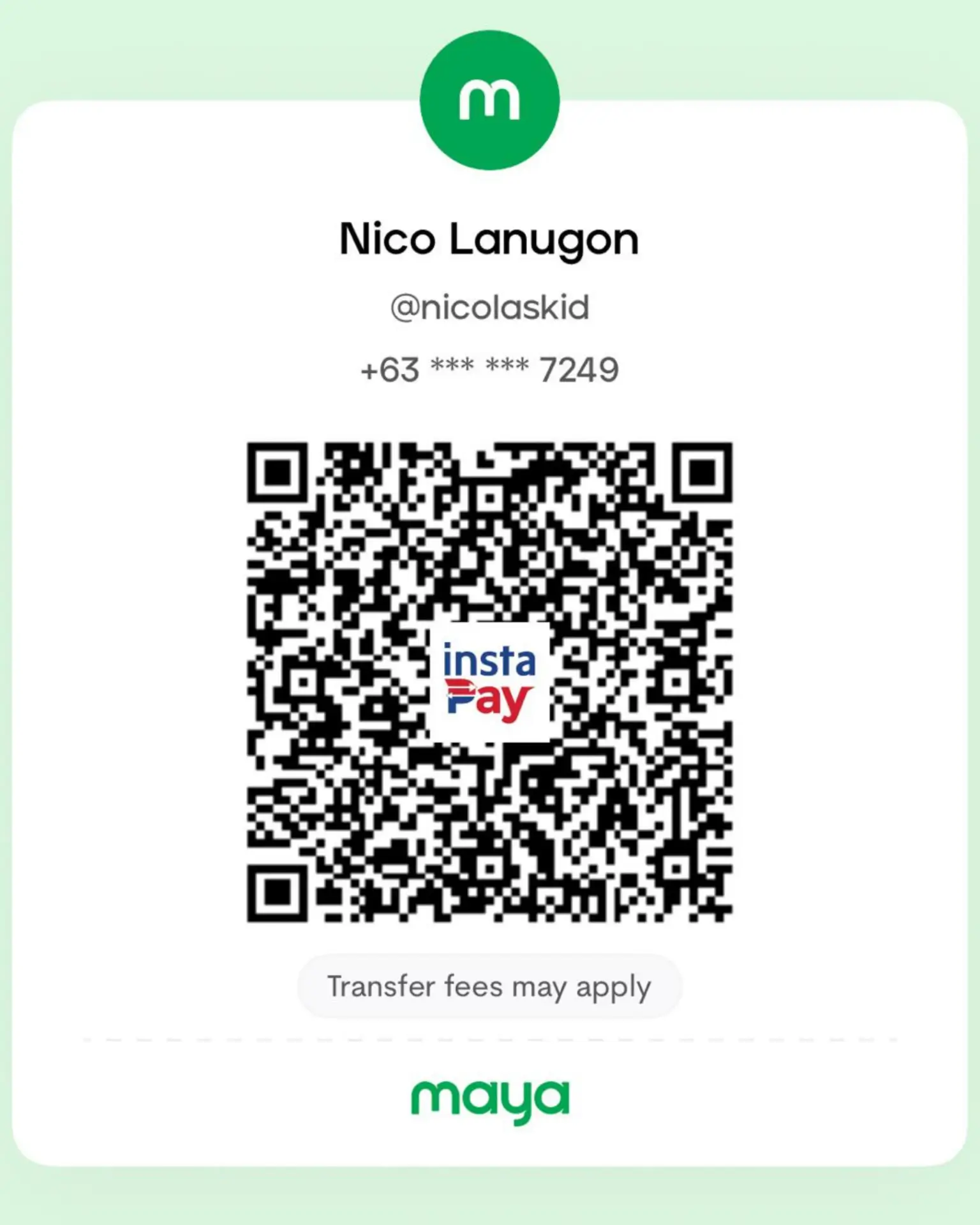 Maya QR for Nico Lanugon